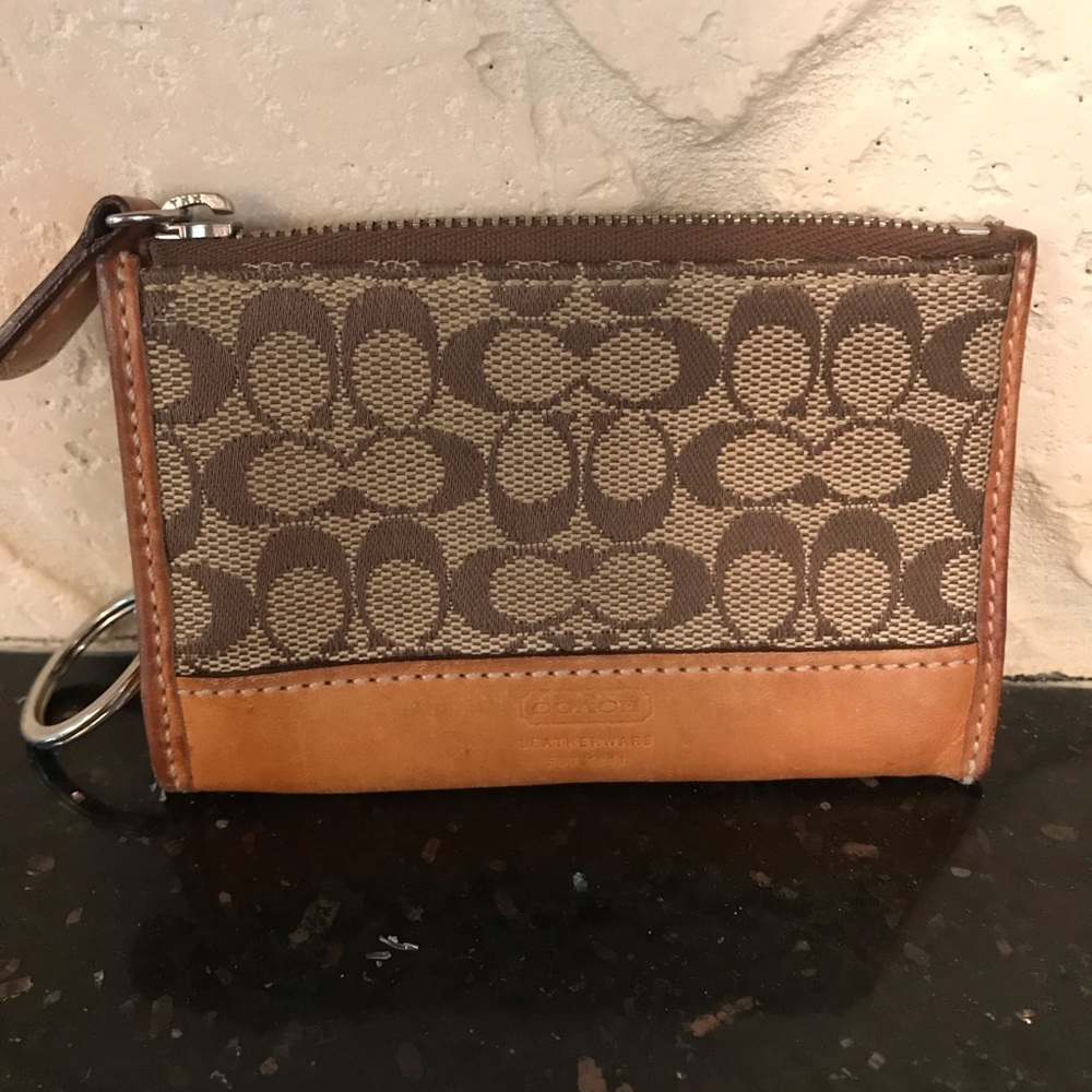 COACH mini change wallet